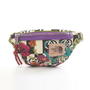 Gucci North Face Waist Bag Leather White Black Multicolor